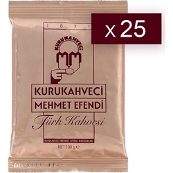 Mehmet Efendi Türk Kahvesi 100 gr 25 adet