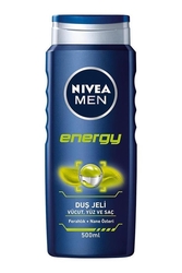 Nivea - Nivea Men Duş Jeli 500ml Energy